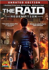 THE RAID REDEMPTION  Blu-ray B38 BLU RAY, ART WORK AND CASE INCLUDED NO DVD  