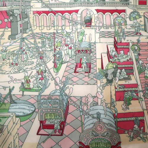 HERMES Scarf Carré La Legende Du Cheval A Plumes 100% Silk - 第 1/10 張圖片