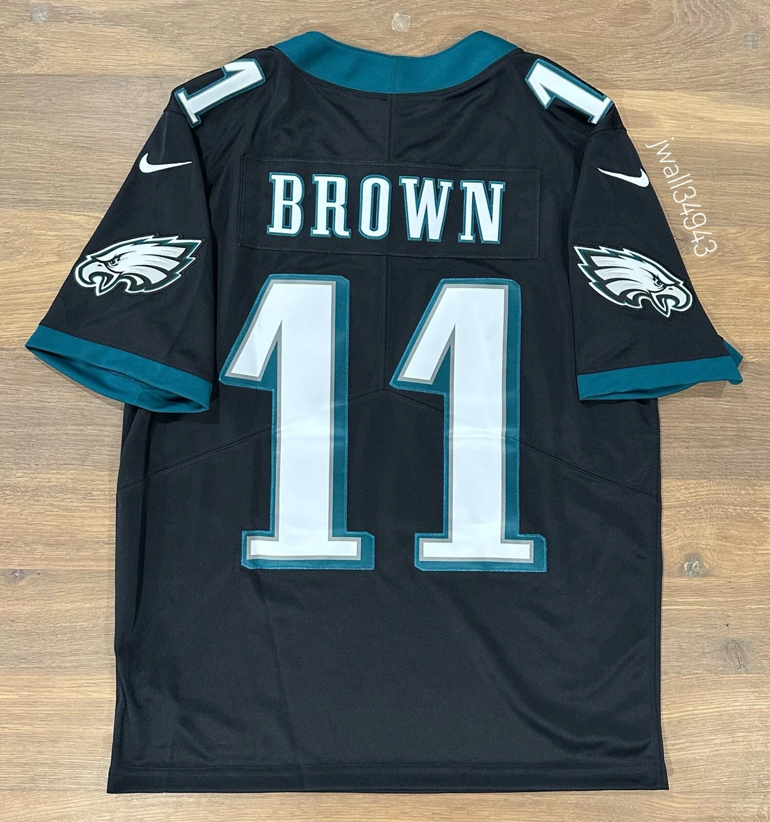 Nike Philadelphia Eagles No19 JJ Arcega-Whiteside Black Alternate Youth Stitched NFL Vapor Untouchable Limited Jersey