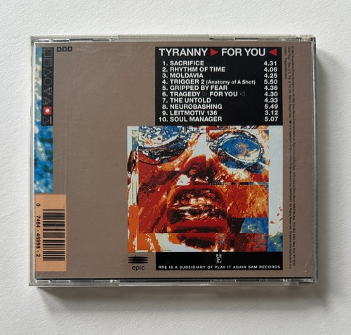 FRONT 242 Tyranny For You | 1991 Epic CD - VG+/VG - Picture 2 of 3