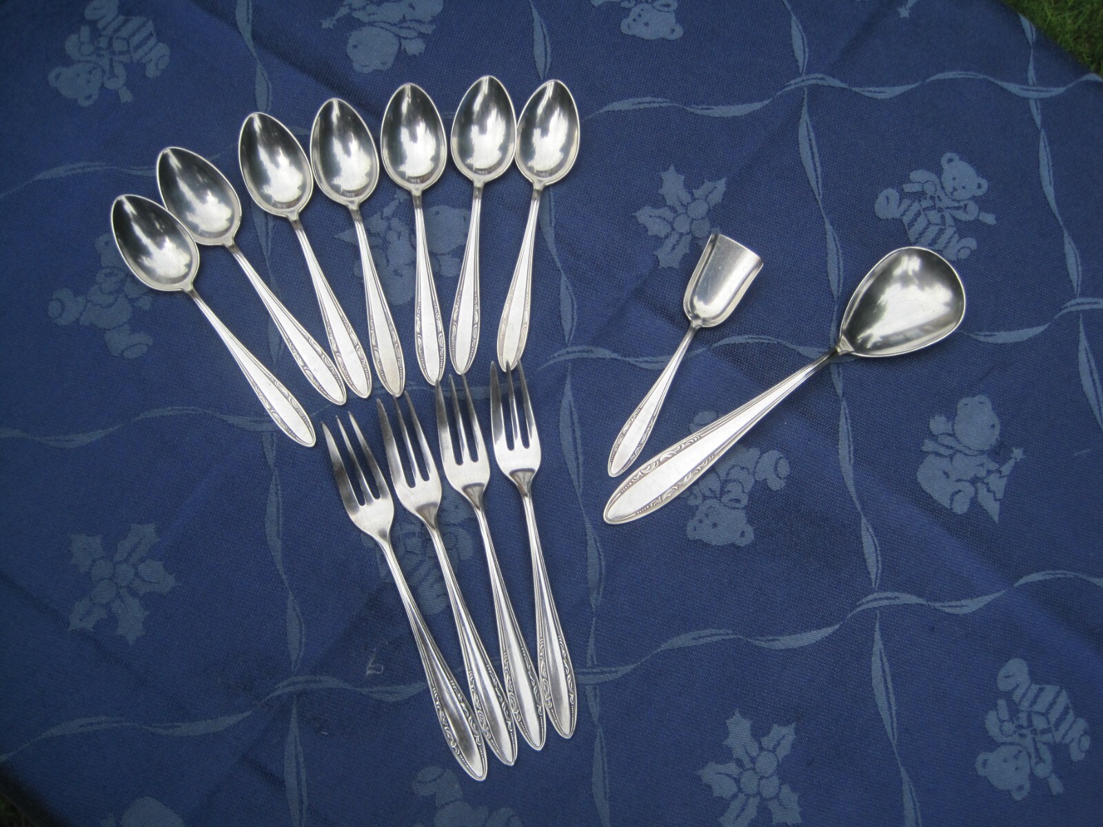 WMF 13 teiliges Silberbesteck 100 antik