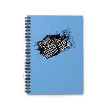 Blue Short for Spiral Notebook - Ruled Line