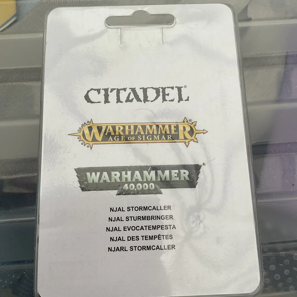 Warhammer 40k Space Wolves Njal Stormcaller New & Sealed - Image 2 of 2