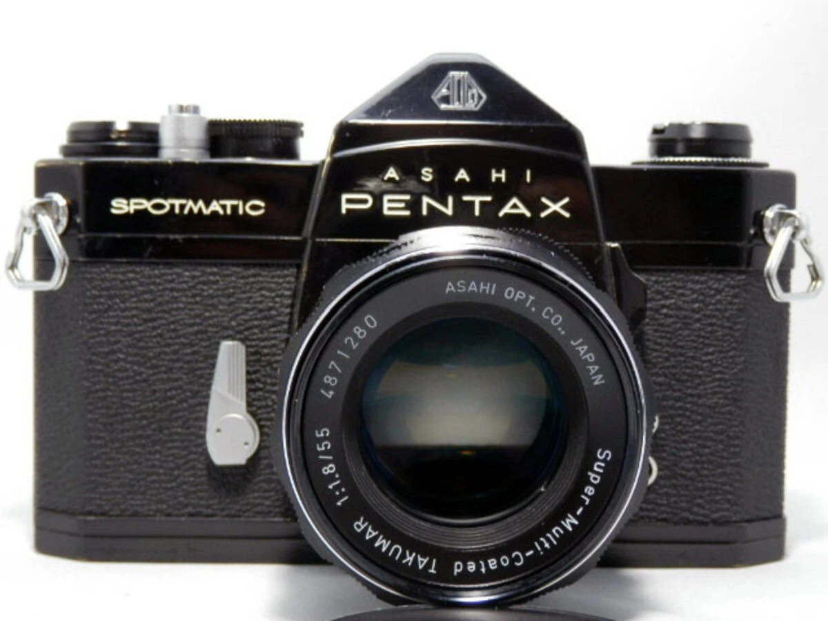 Pentax Spotmatic SP Black [Exc+5] w/ Super-Multi-Coated Takumar 55mm F1.8