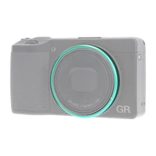 JLWIN Lens Decoration Ring Cap for Ricoh GRIIIX HDF Grey / Green / Red / Black