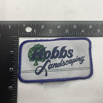 Tree Logo HOBBS LANDSCAPING Uniform / Advertising Patch 00NX