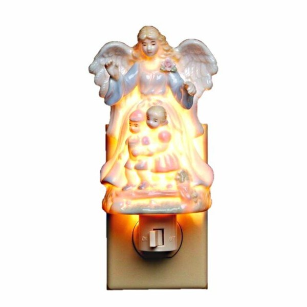 Cosmos 2155 Fine Porcelain Guardian Angel Night Light 6inch for sale online eBay
