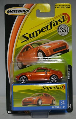 Matchbox Superfast 35 Years #34 NISSAN Z 1:64 Limited Edition of