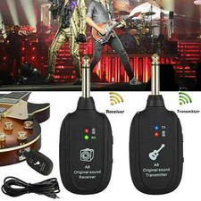Guitar Wireless System Transmitter Receiver Built In Rechargeable Battery
