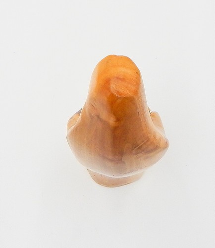 Figura tallada de madera de Madonna y el niño figura escultura de madera rubia de 6,5 pulgadas - Imagen 5 de 8