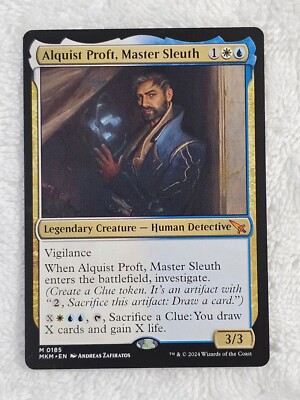 MTG Alquist Proft Master Sleuth #185 Murders at Karlov Manor Card Mythic NM 