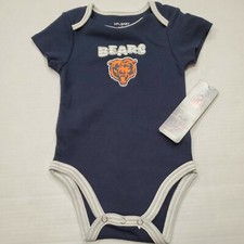 NWT Chicago Bears Blue One Piece Bodysuit Youth Baby 9 Months New With Tags