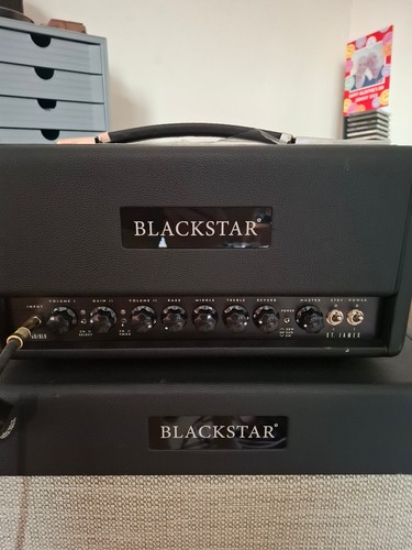 blackstar stjames 6l6 50watt mit 2x12 cab. Netzteil aufgerüstet auf Version 3 - Bild 3 von 5