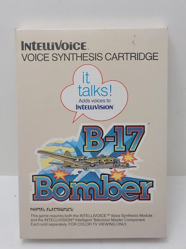 B-17 Bomber (Intellivision, 1982) Complete with Overlays - Picture 2 of 9