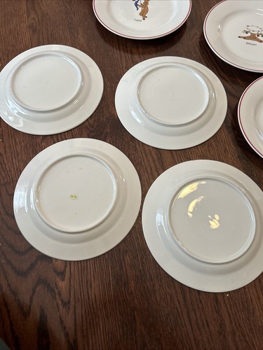 Set of 8 SANTA'S REINDEER 8" Plates ~ Bread Dessert Plates ~ LTD Commodities - Picture 11 of 14