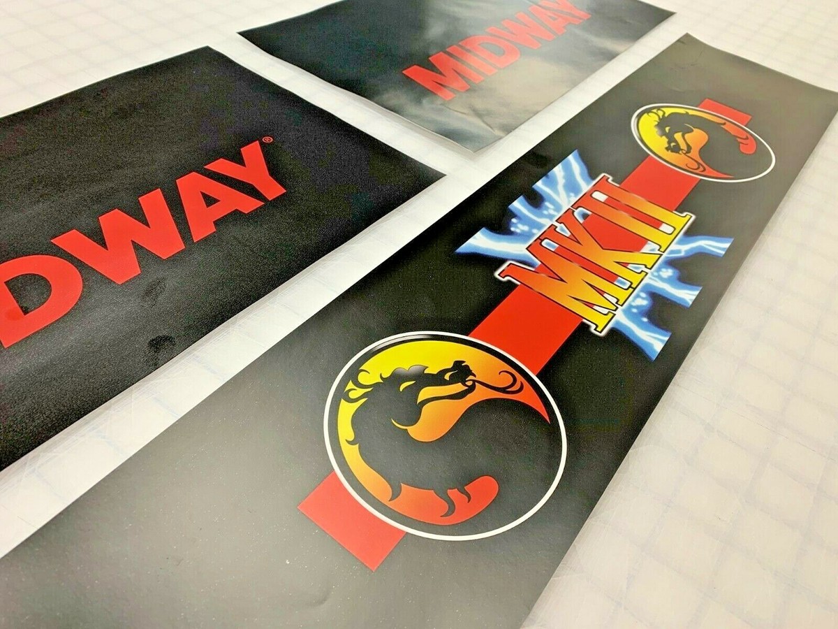 Mortal Kombat 2 Arcade Control Panel Box Art Artwork MK2 CPO