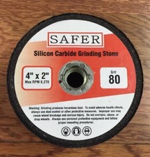 Silicon Carbide Stone Grinding Cup 4" x 80 grit