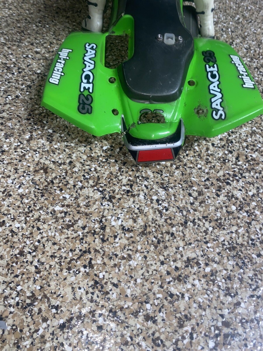 Kawasaki Savage 25 RC HPI Atv Rider and body For Traxxas Kawasaki Savage 25 RC HPI Atv Rider and body For Traxxas