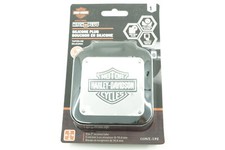 Harley Davidson Bar Shield Silicone Trailer Hitch Plug Cover For 2 Receivers