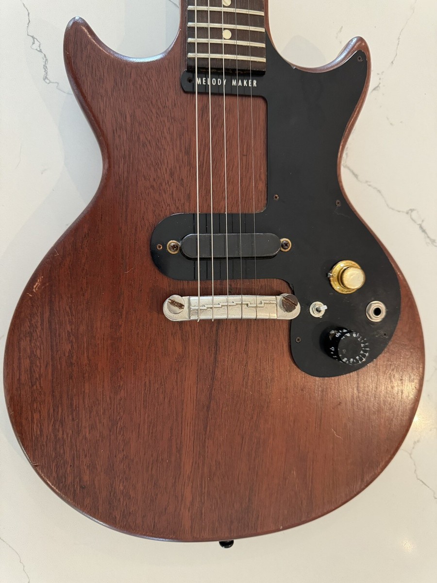 ギター Gibson Melody Maker  USA Gibson Melody Maker Electric Guitar Black Satin - Edmond Music