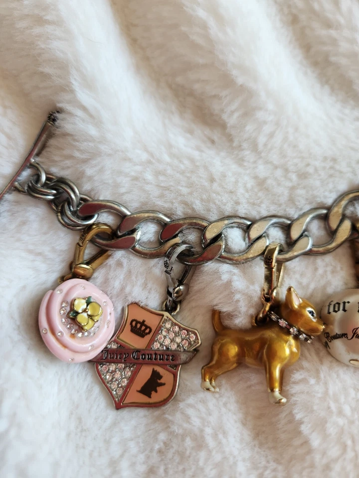 juicy couture charm bracelet with charms - Image 2 of 4