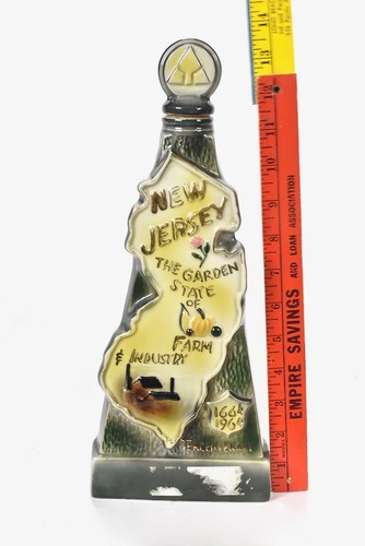 Jim Beam New Jersey The Garden State Farm Industry Decanter Empty - Picture 7 of 9