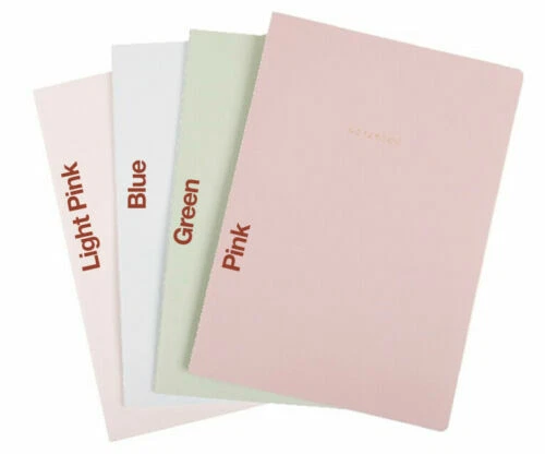 A5 Lined Paper/Stitched/Vintage Diary Notebook/Journal/Pastel Colour School Book - Image 2 of 4