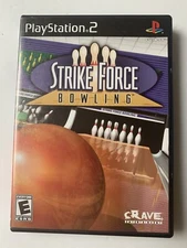Strike Force Bowling (Sony PlayStation 2). Replacement Case With Manual Only