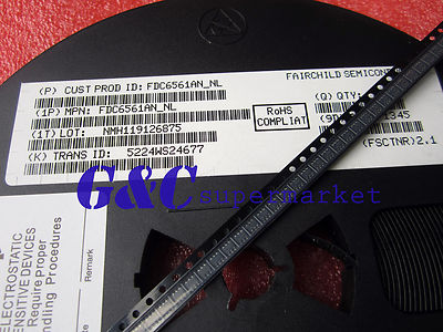 50PCS FDC6561AN MOSFET 2N-CH 30V 2.5A SSOT6 FSC R10