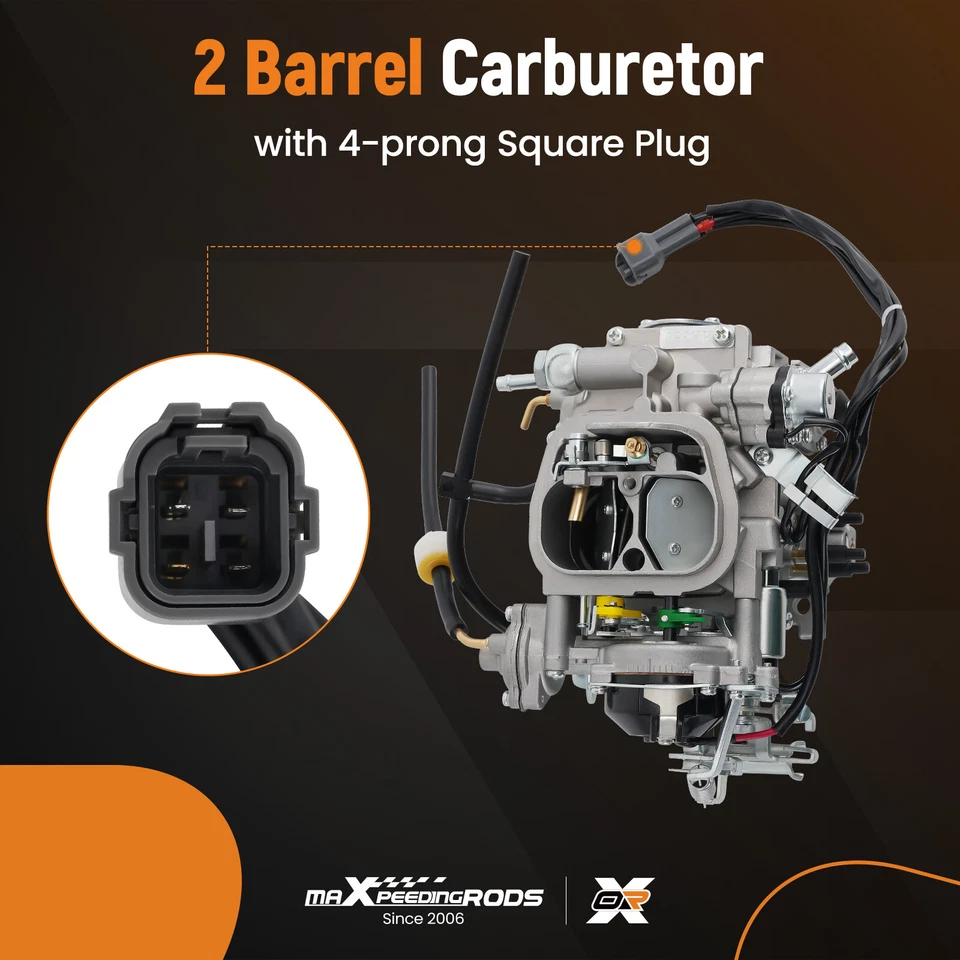 Carburetor Carb for Toyota 22R Hilux 1981-1988 Celica 81-84 Pickup 1981-1995 - image 4 of 4