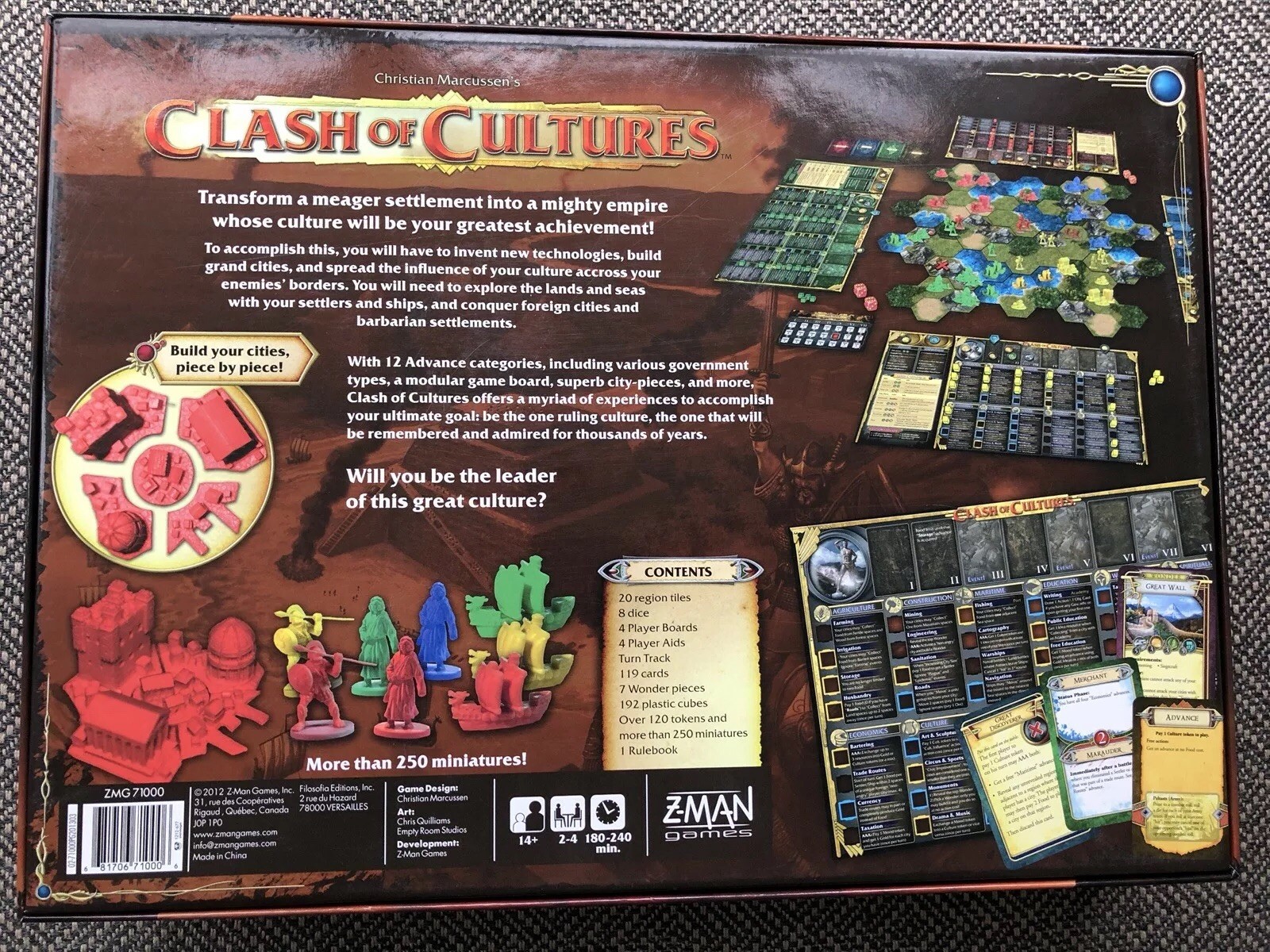 Clash Of Cultures - Z-Man Z-Man Z-Man strategy board game 0be31d Clash Of Cultures - Z-Man Z-Man Z-Man strategy board game 0be31d