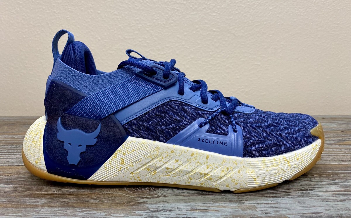 Under Armour Project Rock 6 Blue Gym Training Shoes 3026534-400