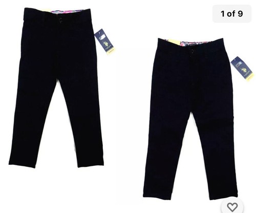 deal of 2 Pants Little Girls U.S. Polo School Uniform Pants - - Picture 10 of 10