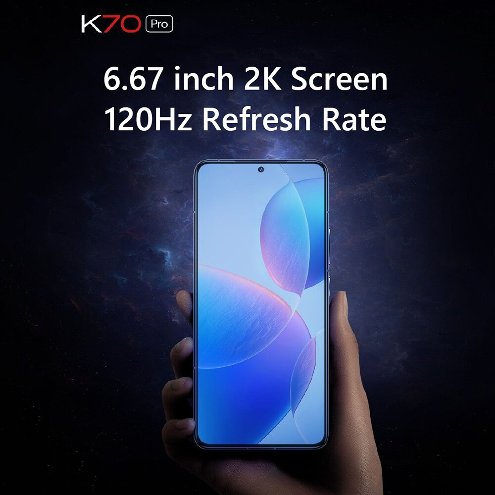 Xiaomi Redmi K70 Pro Snapdragon 8 Gen 3 HyperOS 120Hz 120W Charge 24+1024GB  50MP