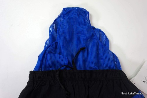 Vintage Speedo Swim Trunks Boys XL (18-20) Black Blue Red Big Logo Deadstock NWT - Picture 4 of 10