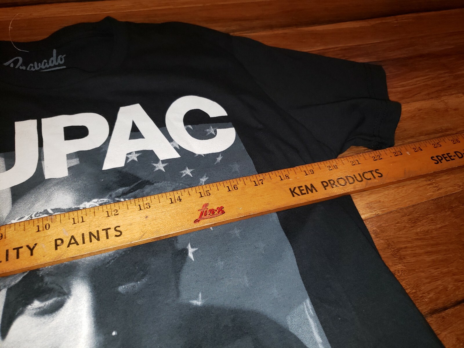 FILA MAGLIETTA TUPAC SHAKUR "FLAG" NERA NUOVA UFFICIALE ADULT RAP MUSIC DEATH ROW RECORDS