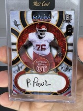 Wild Card 2024 Auto Mania American FB Patrick Paul Rookie Autograph Card AMAC-PP. rookie card picture
