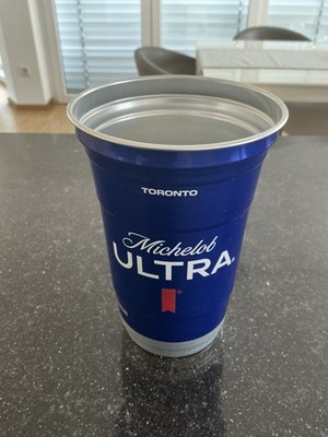 Original FIFA World Cup 2026 Michelob Aluminium Bierbecher, Aufschrift ''Toronto''