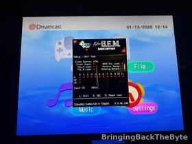 Sega Dreamcast Smoke Shell | RetroGEM HDMI Mod | ODE Installed  Recapped  Tested