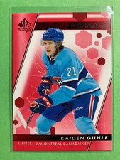 2022-23 SP Authentic Limited Red #146 Kaiden Guhle FW RC