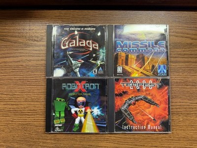 Arcade Games remade: Tempest 2000, Robotron X, Galaga, Missile Command PC CD-ROM