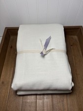 Pottery Barn Emery Linen Blackout Curtain  50  x 108   Ivory