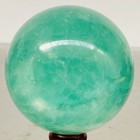 2180G Natural green fluorite Quartz Sphere Crystal Energy Ball Reiki Healing — photo 2