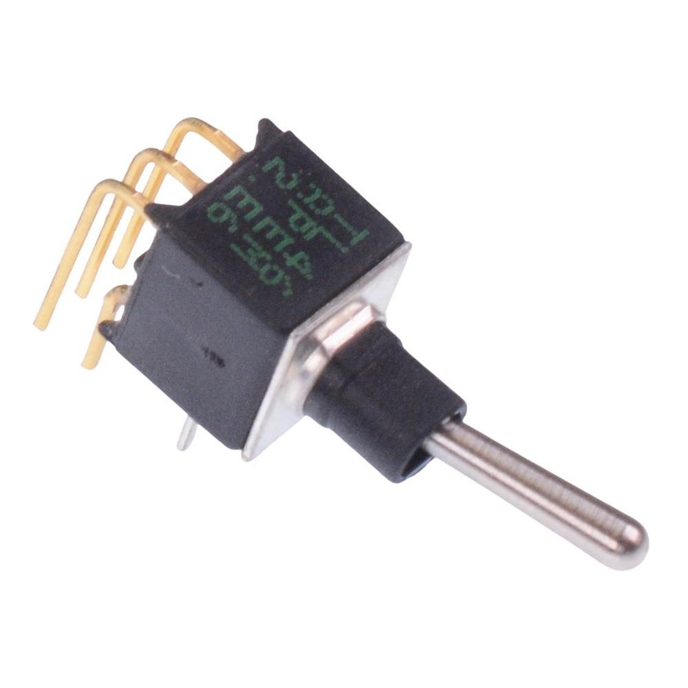 TL46W005200 APEM On-On Subminiature Washable PCB Toggle Switch DPDT 0.4A