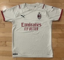Maillot extérieur AC Milan Puma 2021/22 - Tan/Rouge - Taille Medium