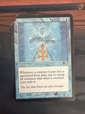 1x Faces of the Past- Scourge- Damaged- Mtg Magic The Gathering- Free Shipping