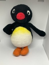 VINTAGE PINGU PENGUIN 8" PLUSH SOFT TOY 1992 GOLDEN BEAR BBC ENTERPRISES