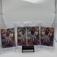 Lot of 4 2023 Topps Chrome Logofractor Corbin Carroll RC #95