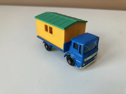 Vintage Matchbox Series #60 Blue Site Hut Truck Made In England By Lesney