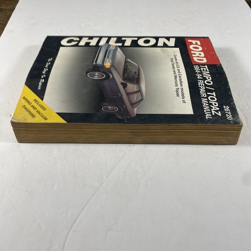 FORD Tempo/Topaz 1984-99 by CHILTON - Total Car Care Repair Manual #26720 - Foto 3 di 10